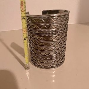 3” Silver cuff bracelet